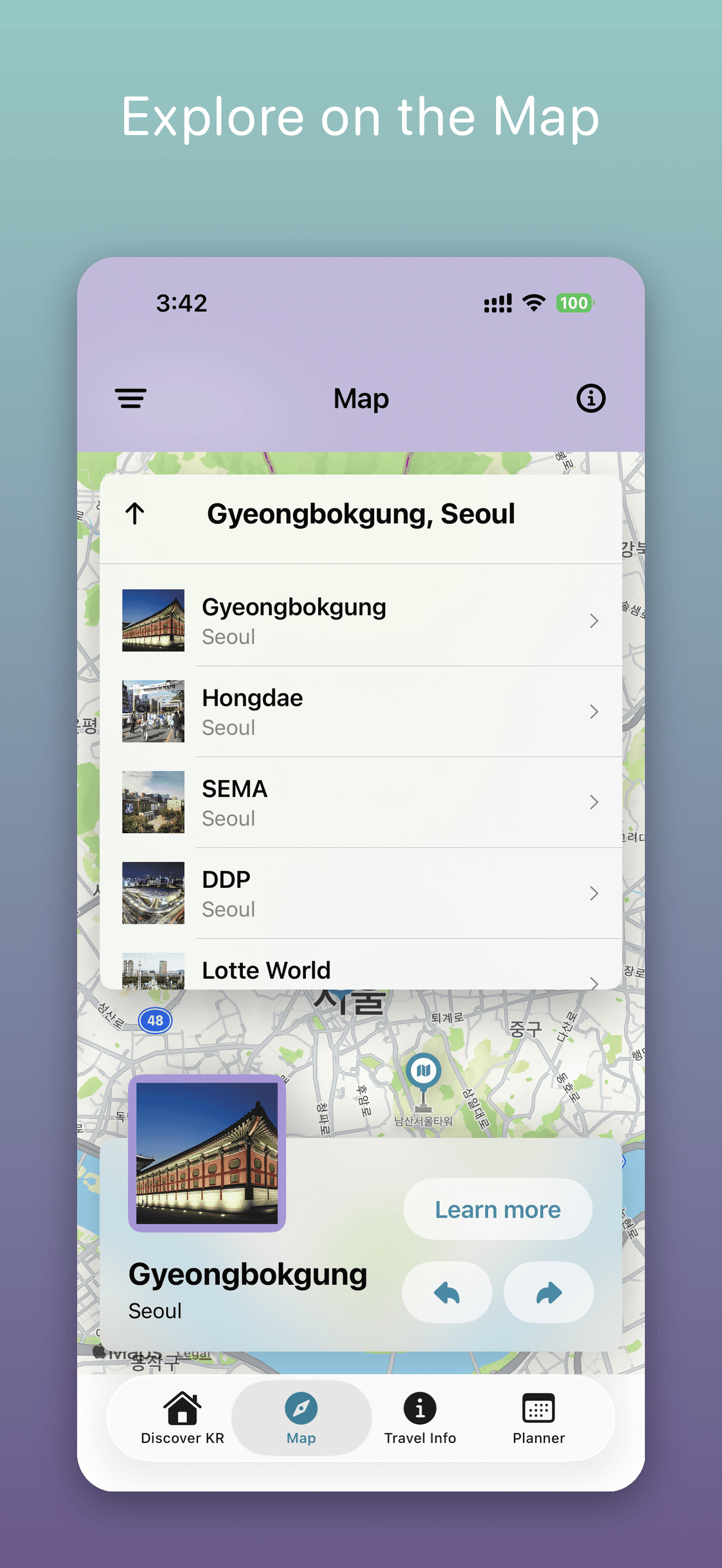 DiscoverKR — destination detail